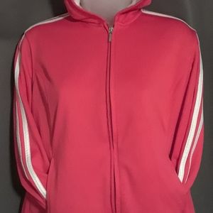 Pink Zip Up Track Jacket
